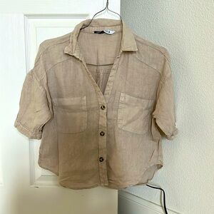 Zara blouse top size S